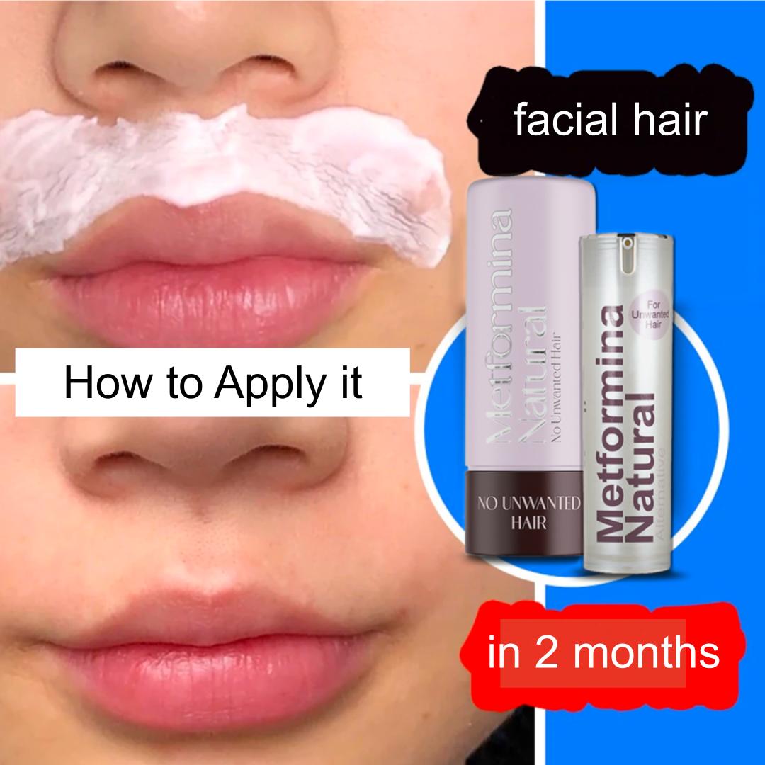 Metformina Natural - Crema Auxiliar en la Reducción de Vello Facial y Corporal (crema para 2 meses) Dr Salomon