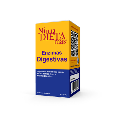 Ni una Dieta Más Enzimas Digestivas (60 Cápsulas)